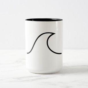 Tasse 2 Couleurs Il effiloche vague