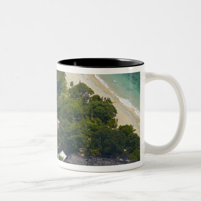 Tasse 2 Couleurs Île de la mer du Sud, Îles Mamanuca, Fidji (Droit)