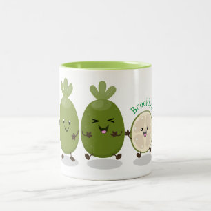 Tasse 2 Couleurs Illustration de mignonne guava feijoa