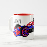 Illustration de voiture de course professionnelle
