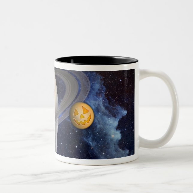 Tasse 2 Couleurs Illustration d'Halloween d'un artiste (Droit)