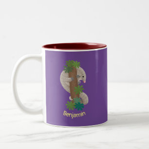 Tasse 2 Couleurs Illustration d'une anteure de pangolin mignonne