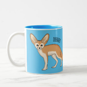 Tasse 2 Couleurs Illustration Fennec fox