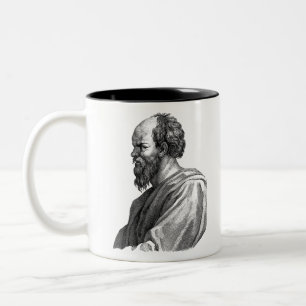 Tasse 2 Couleurs Illustration Socrates