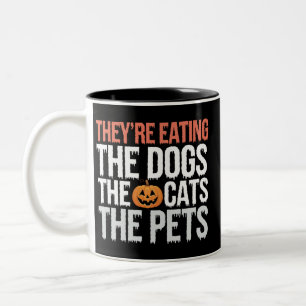 Tasse 2 Couleurs Ils Mangent Les Chiens Les Chats Les Animaux Hallo