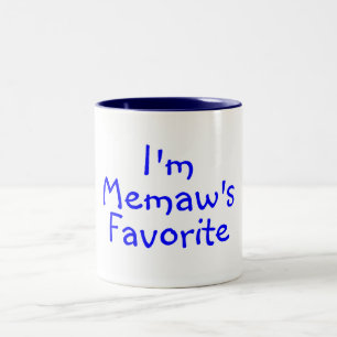 Tasse 2 Couleurs Im bleu préféré de Memaws