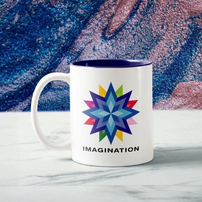 Tasse 2 Couleurs Imaginez Star (Créateur téléchargé)