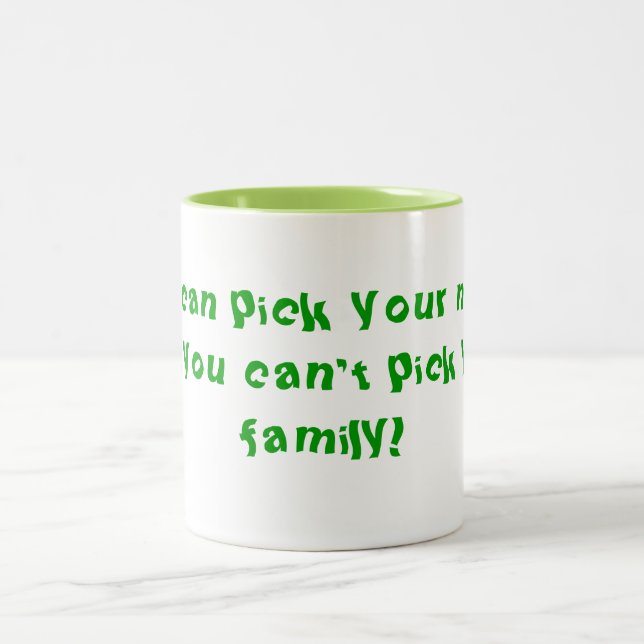 Tasse 2 Couleurs Impossible de choisir votre famille (Centre)