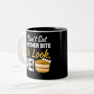 Tasse 2 Couleurs Impossible de manger une autre bouchée Oh regardez