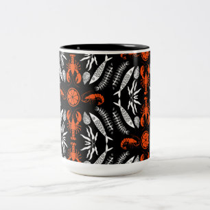Tasse 2 Couleurs Imprimantes Art Décor Fruits De Mer
