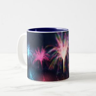 Tasse 2 Couleurs Incendie sur la boue d'eau