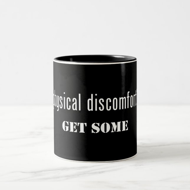 Tasse 2 Couleurs Inconfort physique Obtenez (Centre)