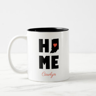 Tasse 2 Couleurs Indiana Home Personnalisé