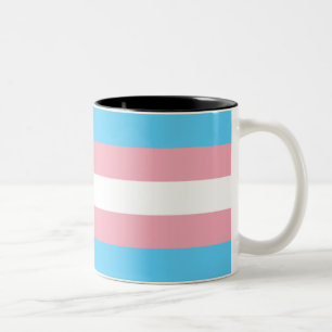 Tasse 2 Couleurs Indicateur de fierté transgenre