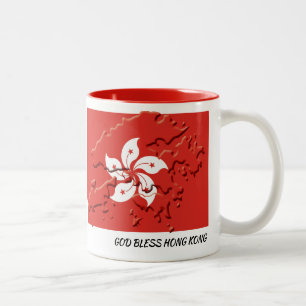 Tasse 2 Couleurs Indicateur HONG KONG personnalisé