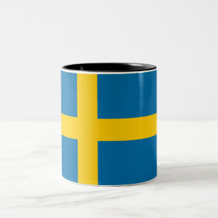 Tasse 2 Couleurs Indicateur suédois (Suède)