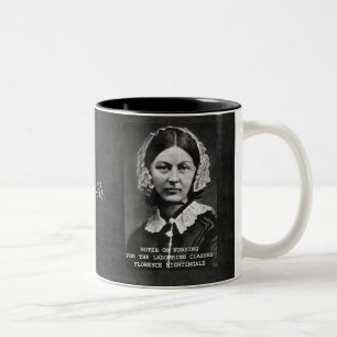 Tasse 2 Couleurs Infirmière de soins de Flo merci
