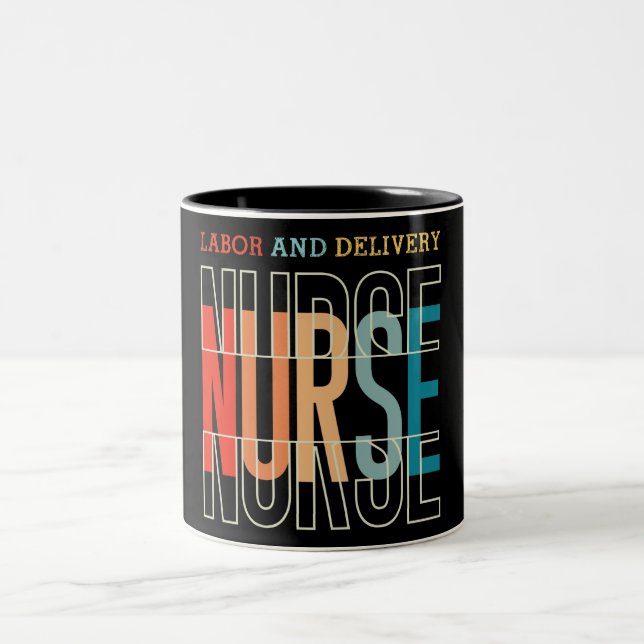 Tasse 2 Couleurs Infirmière en radiologie interventionnelle (Centre)