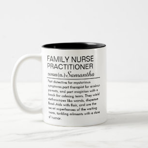 Tasse 2 Couleurs Infirmière praticienne spécialisée en soins famili