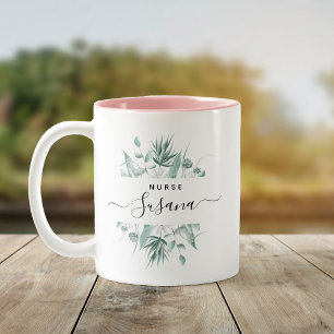 Tasse 2 Couleurs Infirmière sur mesure Grad Infirmière école de soi