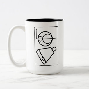 Tasse 2 Couleurs Ingénierie drôle Cercle de Mohr Plus de cloche