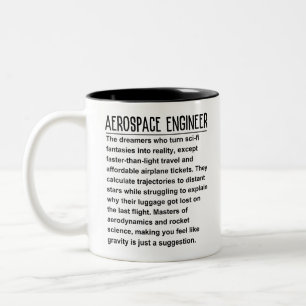 Tasse 2 Couleurs Ingénieur aérospatial