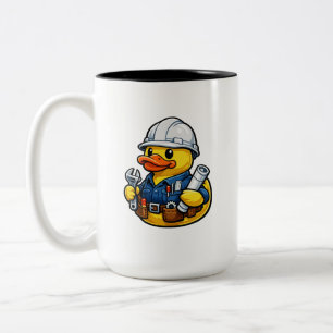 Tasse 2 Couleurs Ingénieur Canard en Caoutchouc