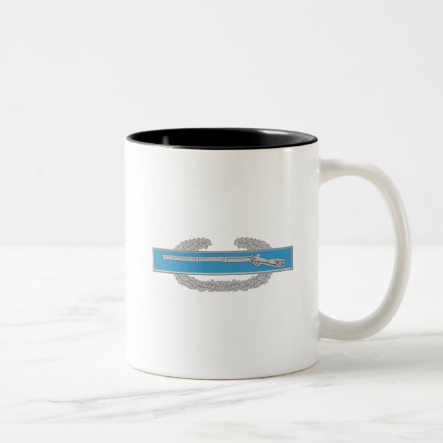 Tasse 2 Couleurs Insigne d'infanterie de combat (Droit)