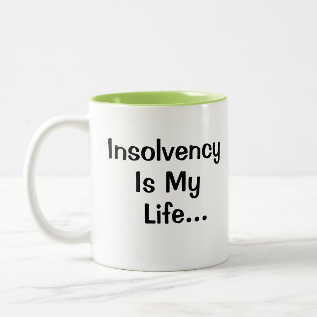 Tasse 2 Couleurs Insolvabilité Gestionnaire de praticien Cruel Drôl (Gauche)