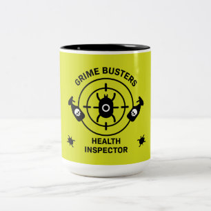 Tasse 2 Couleurs Inspecteur de la santé