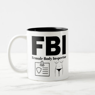 Tasse 2 Couleurs Inspecteur du corps féminin du FBI