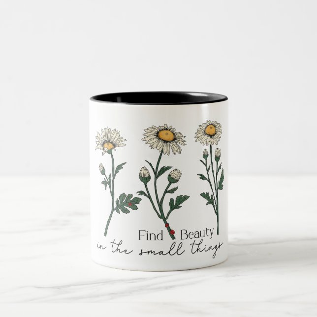 Tasse 2 Couleurs Inspirationnel Poing Positif Dire/Sublimation T (Centre)