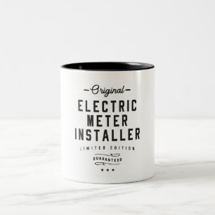 Tasse 2 Couleurs Installateur de compteurs électriques