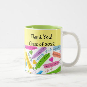 Tasse 2 Couleurs Instructeur en soins infirmiers Merci 