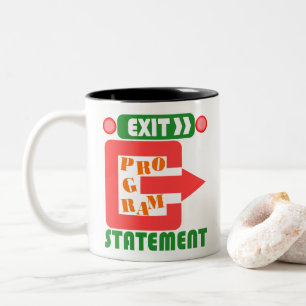 Tasse 2 Couleurs Instruction de sortie de programme Cobol 