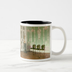 Tasse 2 Couleurs Intérieur de la salle à manger verte