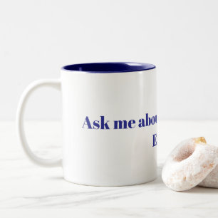 Tasse 2 Couleurs Interrogez-moi sur la théorie du complot de l'effe