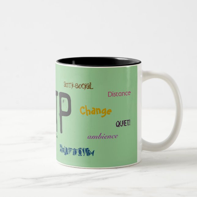 Tasse 2 Couleurs INTP - Customisé (Droit)