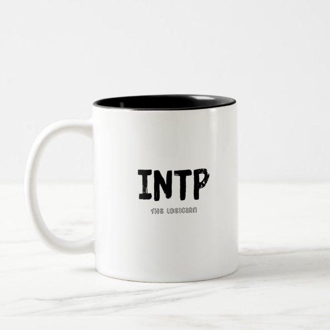Tasse 2 Couleurs INTP - The Logician (Black) (Gauche)