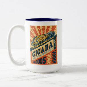 Tasse 2 Couleurs Invasion Canada 2024 Lettre Presse