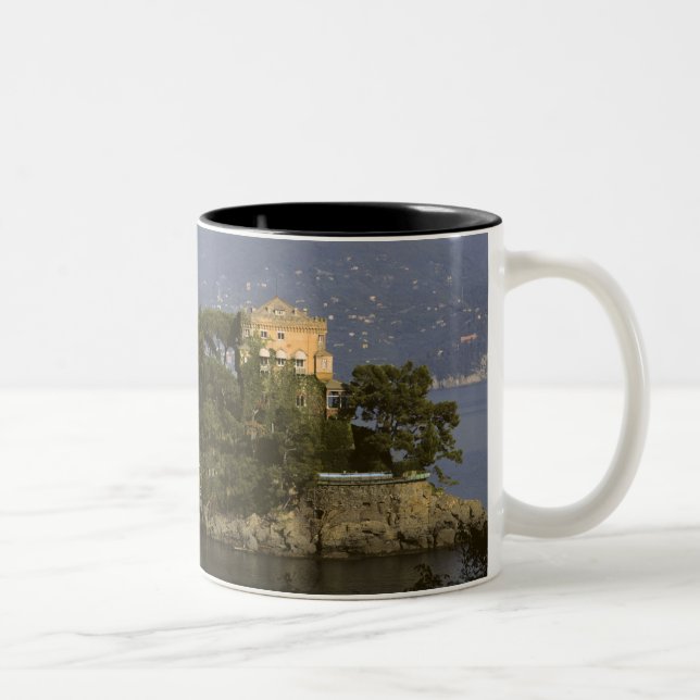 Tasse 2 Couleurs Italie, Portofino. La vie Pittoresque sur (Droit)