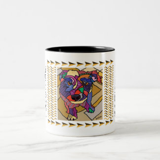 Tasse 2 Couleurs Jack à poils durs Russell Terrier