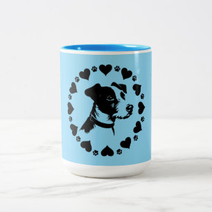 Tasse 2 Couleurs Jack Russell Terrier Chien