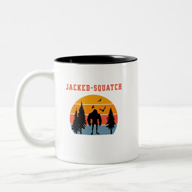 Tasse 2 Couleurs Jacked-Squatch (Gauche)