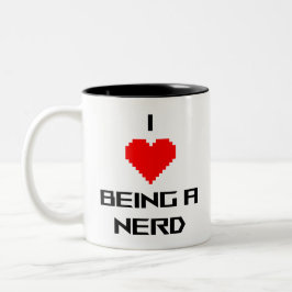 Tasse 2 Couleurs J'adore être Nerd