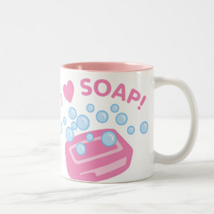 Tasse 2 Couleurs J'adore le savon