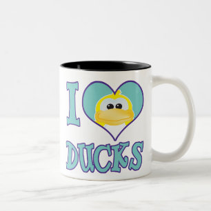 Tasse 2 Couleurs J'adore les canards