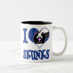 Tasse 2 Couleurs J'adore les mouffettes