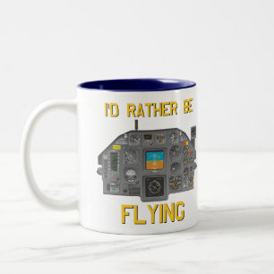 Tasse 2 Couleurs j'adore l'odeur du jet fuel le matin