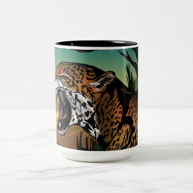 Tasse 2 Couleurs Jaguar (Centre)